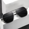 1-2PCS New Fashion Aluminum Photochromic Sunglasses Men Women Polarized Sun Glasses Chameleon Anti-glare Driving Oculos De Sol