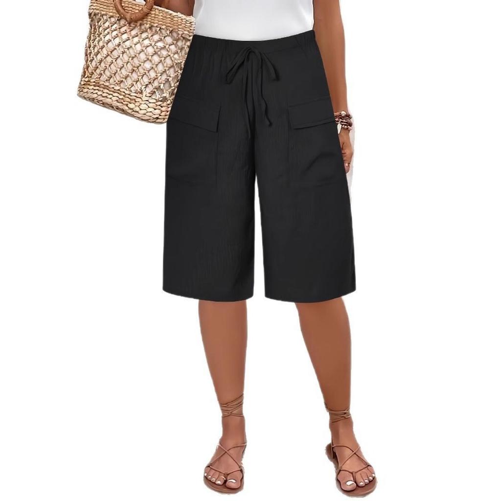Pantaloncini da Donna Casual con Tasche