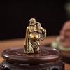 Eighteen Arhats Miniature Retro Mini Buddha Decoration Study Office Home Decoration Brass Statue Crafts