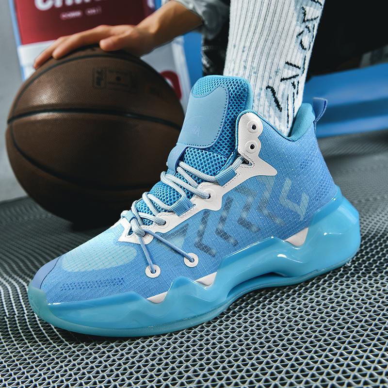 

High-top basketball shoes, men s and women s shock absorption, practical combat, lightweight mesh, breathable student men s and women s sports shoes, 35