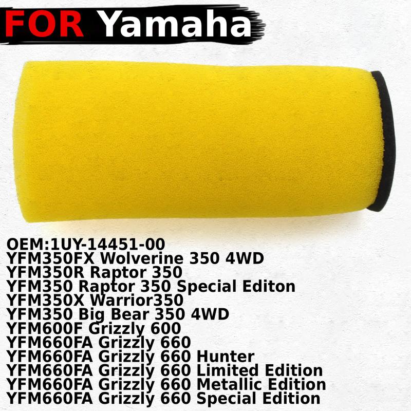 Air Filter Intake Air Cleaner Element For Yamaha YFM350FX YFM350R Raptor 350 YFM350X YFM600F YFM350 YFM660FA 660 1UY-14451-00
