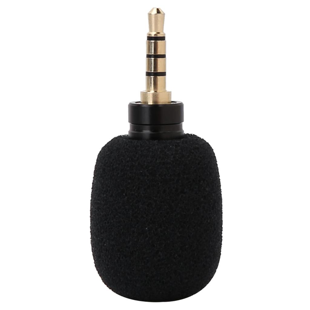 Minimikrofon bærbar 3,5 mm jackplugg for mobiltelefon (Fire polet)