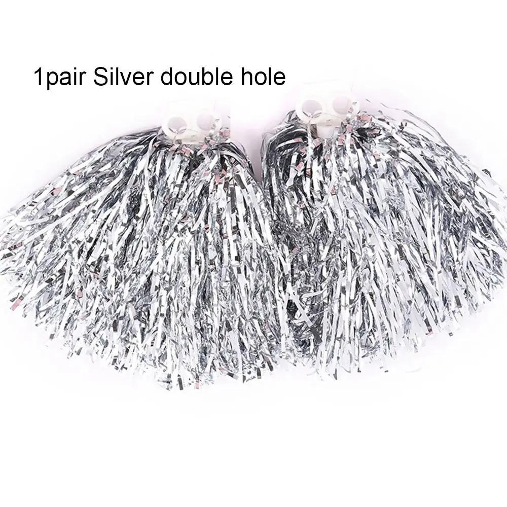 Concert Fancy Double hole handle Dance Party Decorator Club Sport Supplies Cheerleading Cheering Ball Cheerleader pompoms