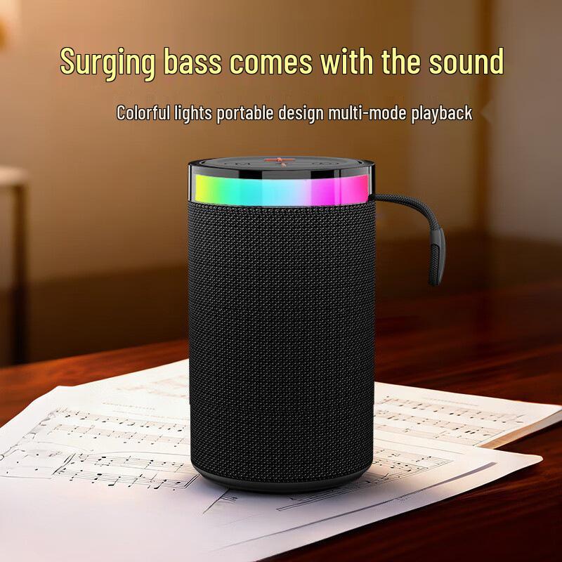 3D Surround Bluetooth Speaker - Portable Wireless Speaker with Super Bass for Car and Outdoor Use (W16)
