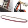 10pcs 533 X 9mm Aluminium Oxide Sandpaper Aluminum Oxide Belt Sander Strap  Woodworking