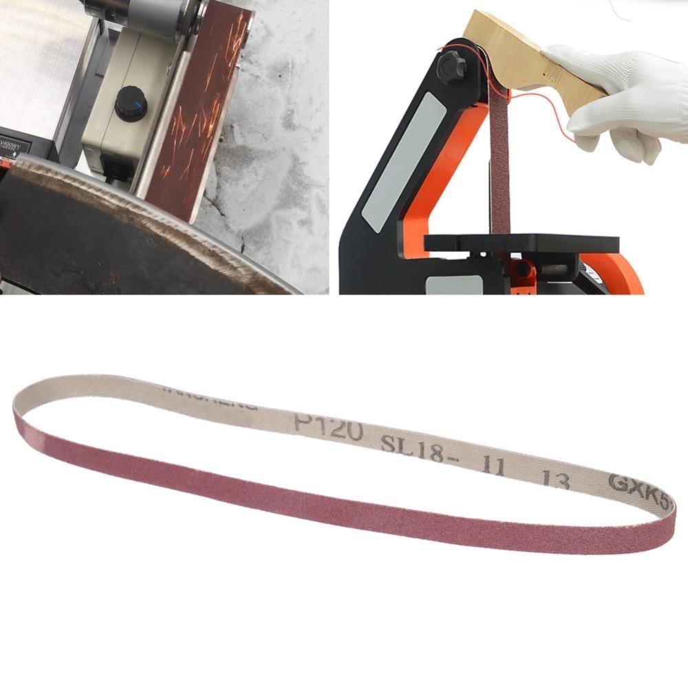 10pcs 533 X 9mm Aluminium Oxide Sandpaper Aluminum Oxide Belt Sander Strap  Woodworking