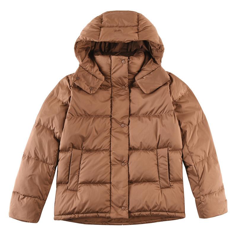 High version Lulu down jacket five-grid bread jacket short four-grid cloud three-grid puff men's and women's jacket