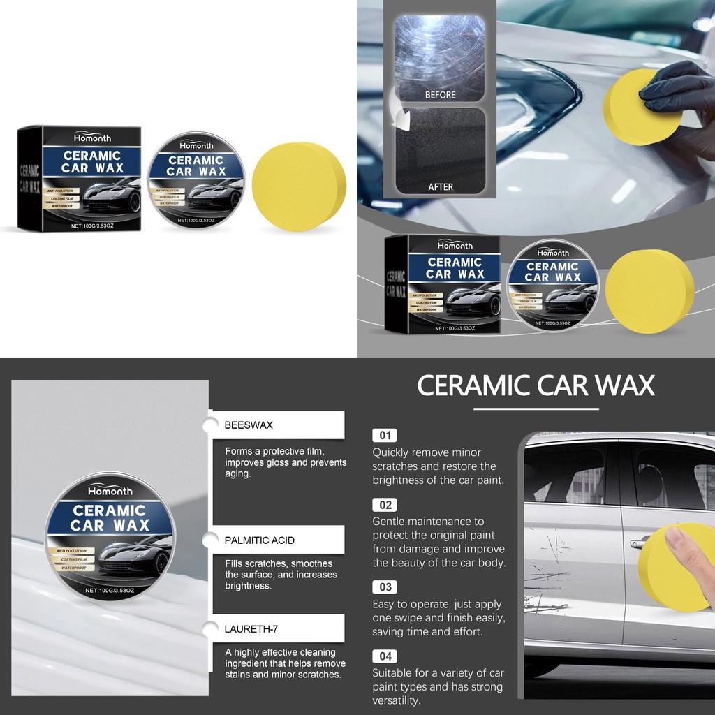 Homonth Car Scratch Repair Coating Paste With Polishing Properties For Glossy Finish