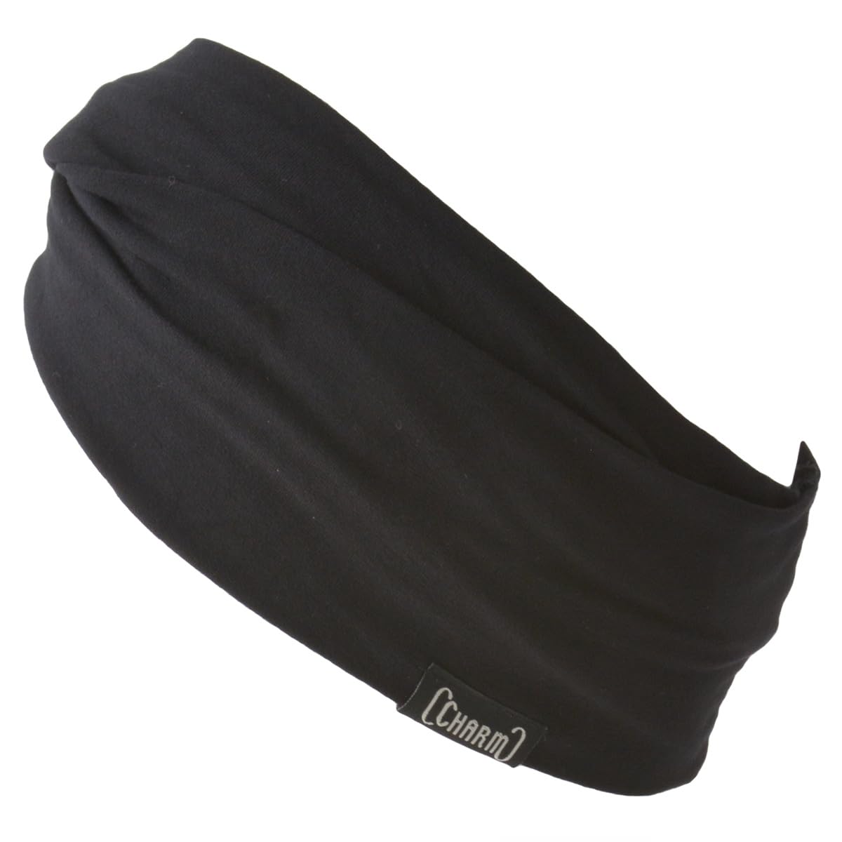 

Шарм Двойная Эластичная Вискоза Идеально подходит для умывания и Один Размер Подходит Черная Повязка на Голову, Лицо, Спорт, Пот, Широкая, Большинство, чёрный