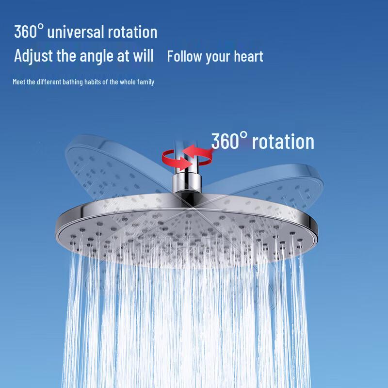 

Water-Saving Round Top Spray Shower Head