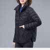 2026 New Plus-size Thin Light Down Cotton Jacket Female Short Coat Autumn Winter Women's Loose Cotton Jacket Winter Light Cotton Jacket