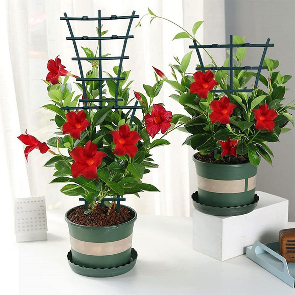 2/4/6/10Pc Garden Growing Plant Climbing Trellis Potted Vegetable Trellis Reusable Vegetable Support Stake Decora Plant Pot Cage