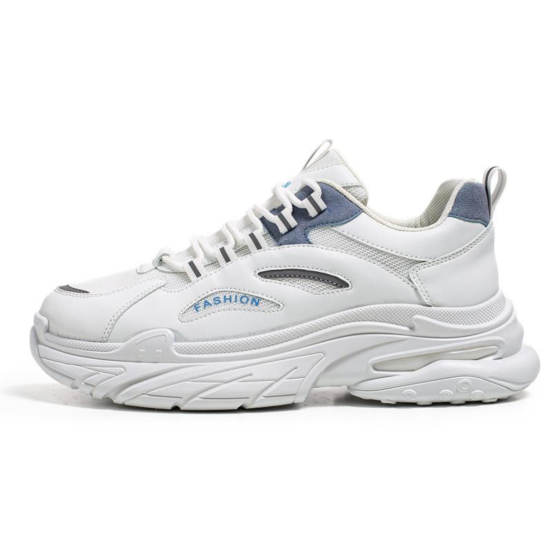 Men's shoes new spring and summer sports casual running mesh breathable thick-soled dad shoes teen little white tide shoes