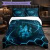 Set Biancheria da Letto Chelsea FC Modello 3 Pezzi Morbida Copripiumino in Microfibra con Federe per Camera da Letto