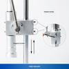 ZONESUN Manual Perfume Bottle Middle Ring Crimper & Cap Sealer