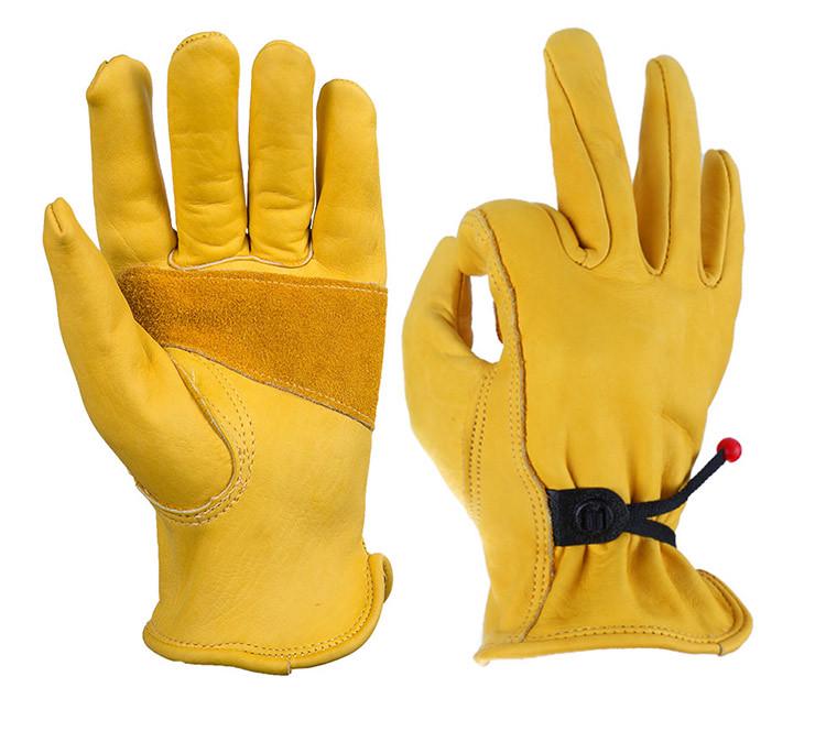 

Spot Gato Cowhide Thorn-Proof Gardening and Work Gloves S (≈118g) жёлтый
