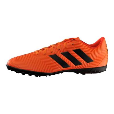 Nemeziz Tango 18.4 Comfortable Simple TF (Rubber Studs) Artificial Grass Non-Slip Wear-Resistant Soccer Shoes Men Soccer Shoes Orange DA9624