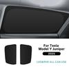 Front Side Window Sun Shade Cover For Tesla Model Y 2025 Juniper LAUNCH Windshield Sunshade Privacy Blind Summer Accessories