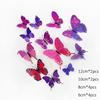 12Pcs Simulated Butterfly Stickers Art Creative Home Background Stereoscopic Decoration 3D Butterfly Wall Stickers
