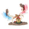 Fairy Statue Ornament Seesaw Figure Resin Realistic Figurine Decoration for Garden Home Living Room