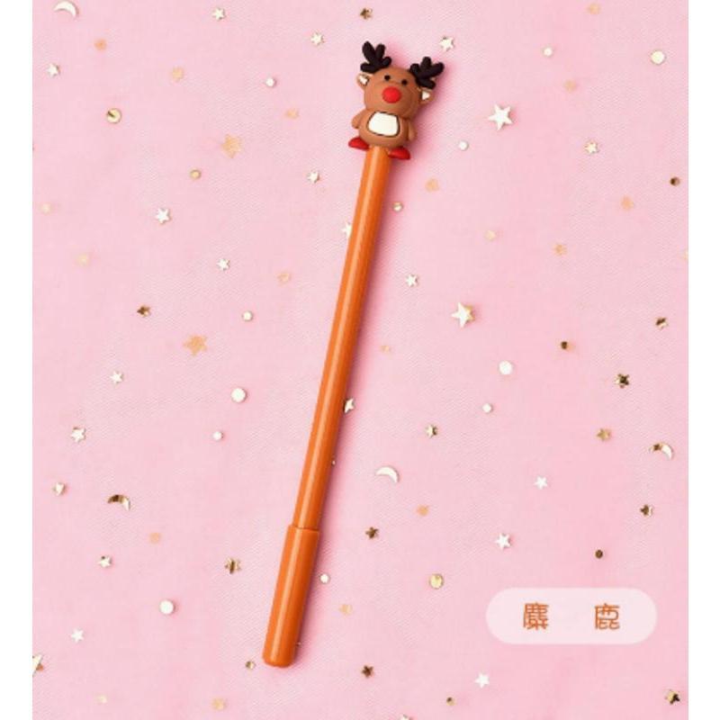 Practical 1Pc Christmas Cartoon Gel Pen Creative Signature Exam Pen Student Office Kids Stationery Xmas Party Gift Accessory