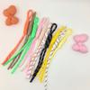 Spot Color Hand-Woven Rope Lanyard Pendant Trendy Color Nylon Rope Bag Keychain Pendant High Sense