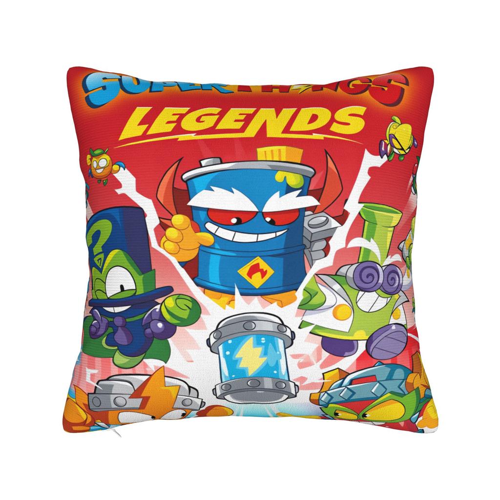 Super Zings Pillowcases Cute Funny Pillow Case For Living Room Bed Chair Soft Pillow Cover