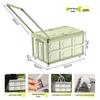 Folding Car Trunk Picnic Storage Box with Wheels