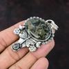 Copper Seraphinite Pendant Real Gemstone Jewelry 925 Sterling Silver Pendant Handmade Jewelry Dragonfly Pendant Gift For Mom Amazing Jewelry