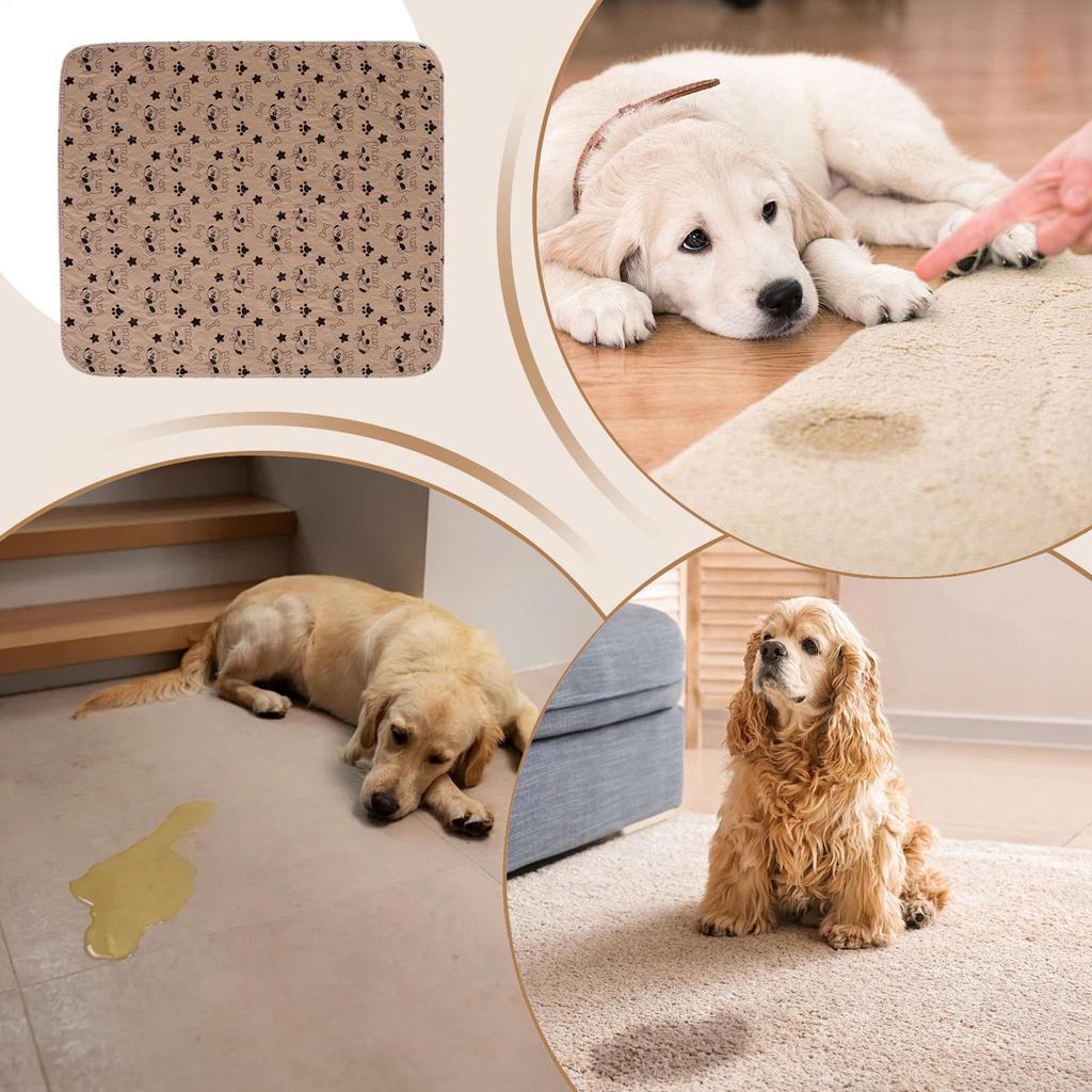 Dog Pee Pads Washable Reusable Mat Reusable Puppy Pet Training Pads For Care Daily Travel Indoor Hygiene Home Beds Toileting