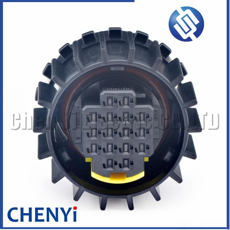 16 Pin Auto waterproof connector truck Engine wiring harness plug 1-1703964-1 1719909-1 1703963 0-1703966-1 For Xichai Weichai