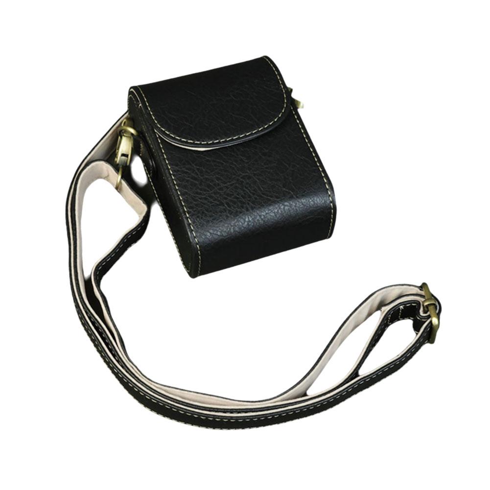 Universal Leather Camera Bag For Lumix zs99/tz99 Sony zv1m2 Canon sx730/740 Crossbody Bag Shoulder Camera Storage Bag