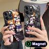 Date a Live Yamai Kaguya Glass MagSafe Mobile Phone Case for iPhone 17 16 15 14 13 12 11 Air Pro Max Plus Mini Colorful Cover