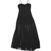 2026 European and American style summer new women's clothing solid color slim-fitting high-waisted fashion one-word neck tube top dress women