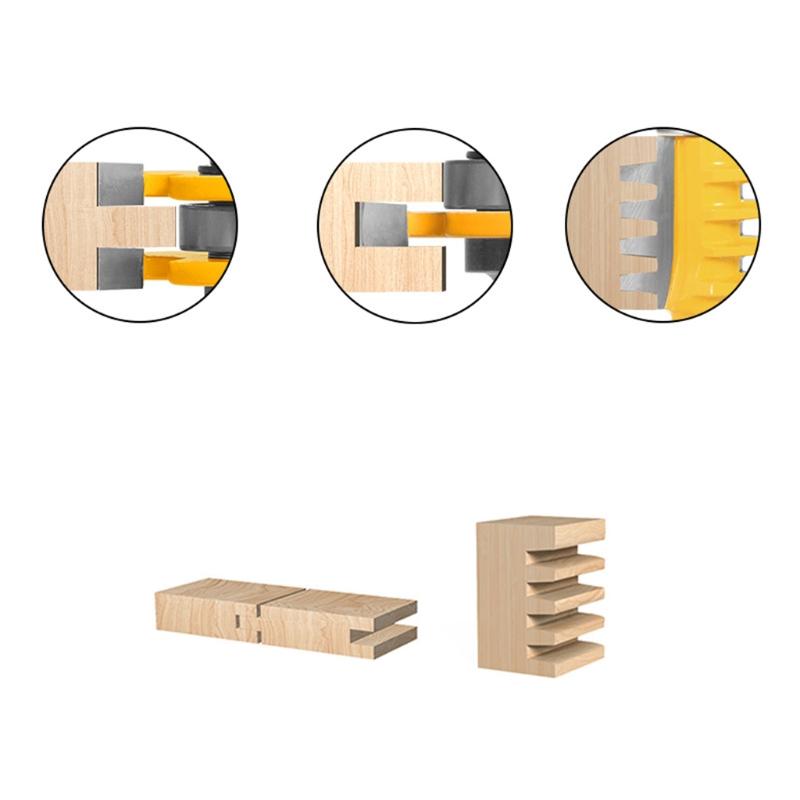 Professional Router Bit Set 1/2 1/4 Shank High Impact Strength Carbide Alloy Tenon Material Milling Tool for Woodworking