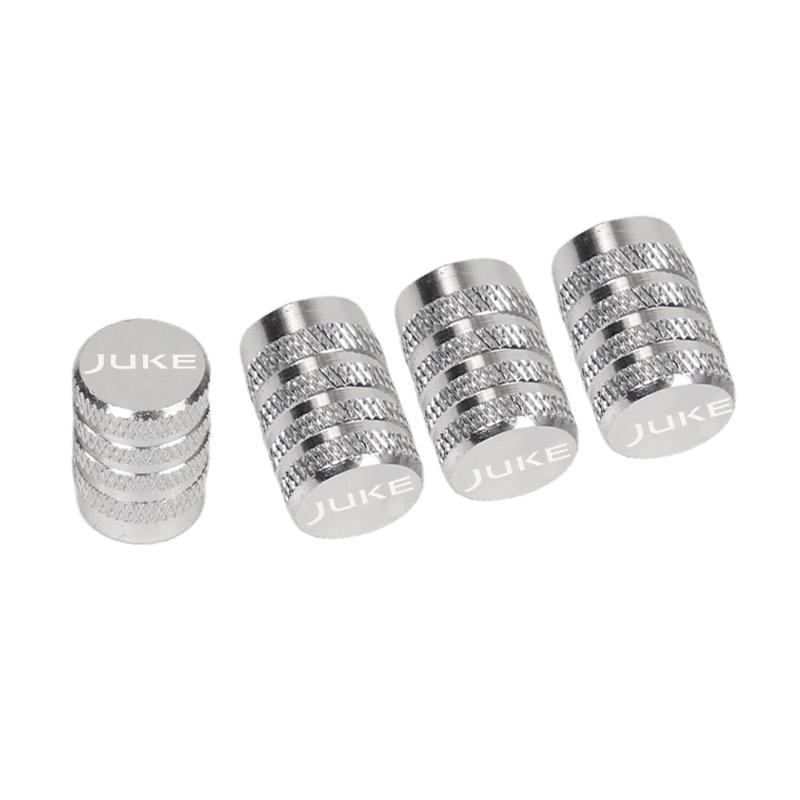 

4pcs Car CNC Aluminum Tire Valve Air Port Stem Cover Caps For Nissan Juke F15 F16 Accessories