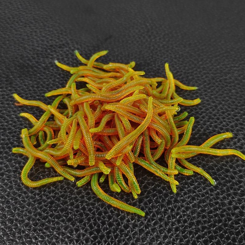 Fishing Imitation Fake Bait Red Worms Earthworms Fishing Lure