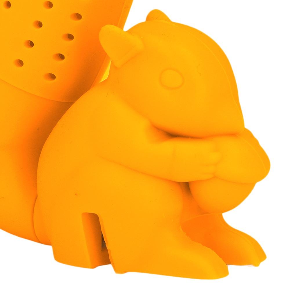 Food Grade Squirrel Tea Strainer Squirrel Shape Silicone Tea Strainer Tea Brewing