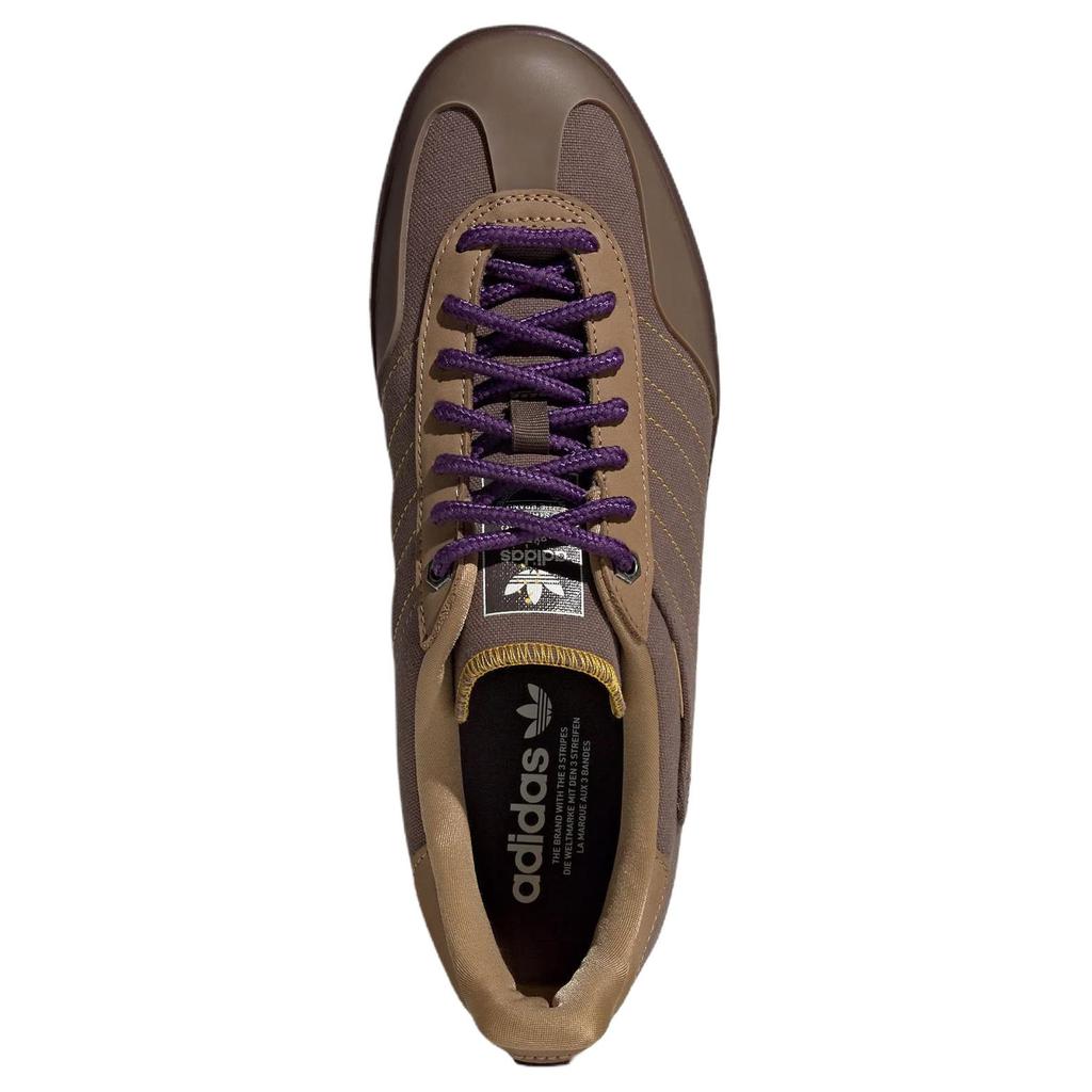 Adidas Originals Gazelle Indoor Leather Comfortable Versatile Durable Low-Top Sneakers Unisex Sneakers Brown JQ8725