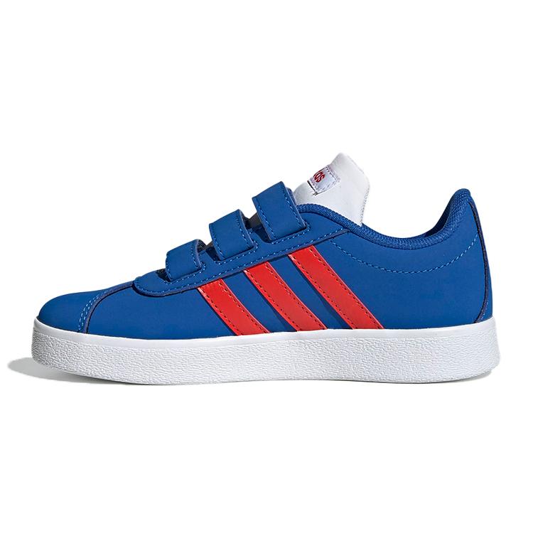 

Adidas Neo VL Court 2.0 Lightweight Low-Top Kids Skateboarding Shoes Blue Red Children Aged 3-7 Years Old EE6904 28
