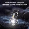 Portable Rechargeable Keychain Flashlight Dual Light Source Control Red Warning Light Waterproof Design Key Chain