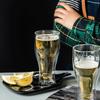 Bierglas, doppelwandig, hält Bier kalt, schöne, einzigartige isolierte Biergläser für die Hausbar
