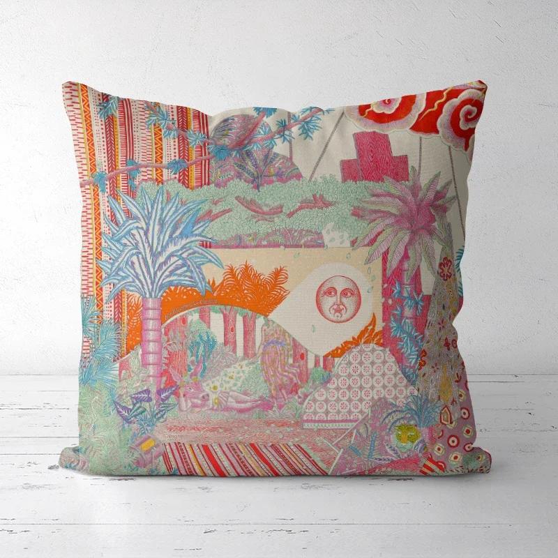 A Drop Shipping Printed Cushion Cover Decorative Pillowcases High-end Royal High Quality Thick Europe Rich Italy Design 1-27#