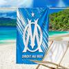 Serviette de plage avec motif Marseille - douce, absorbante, lavable en machine Légère et moderne, pour la natation, Indispensable de voyage