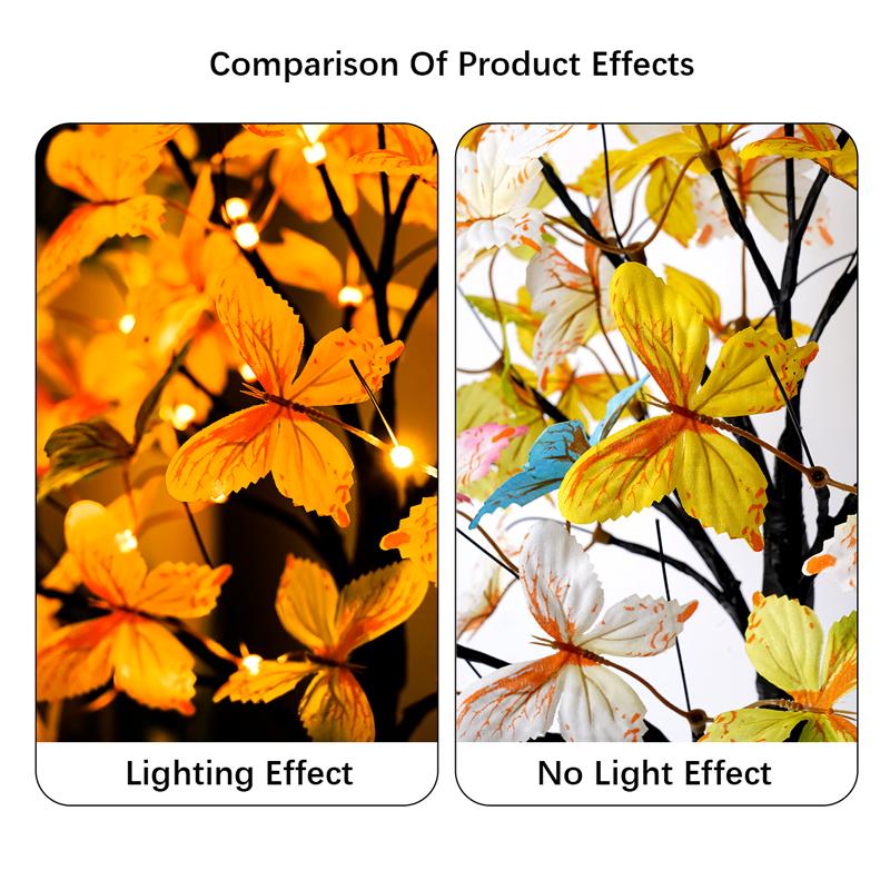 LED Tree Sheap Light, Atmosphere Lamp, Indoor Living Room, Bedroom, Store, Decoration