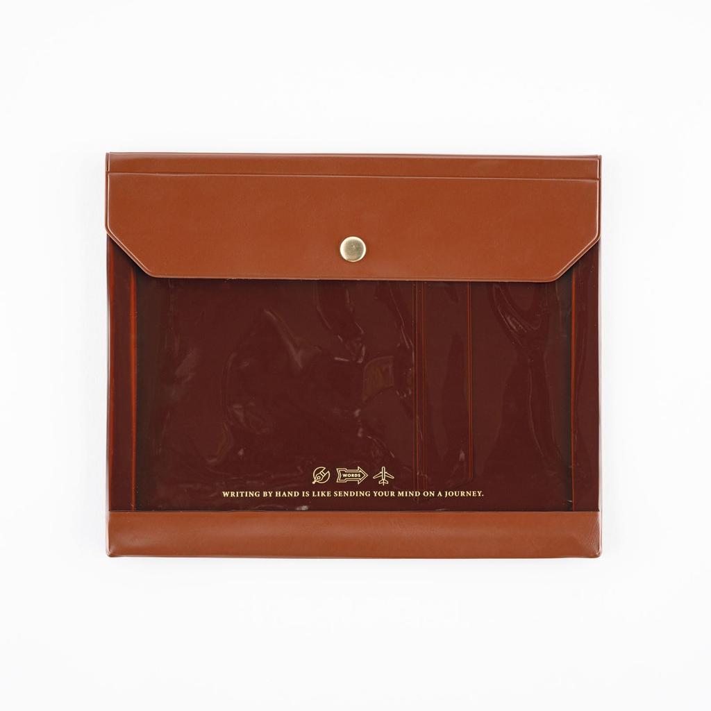 Hobonichi Techo Aileron Document Case Planner Accessory (Brown) -