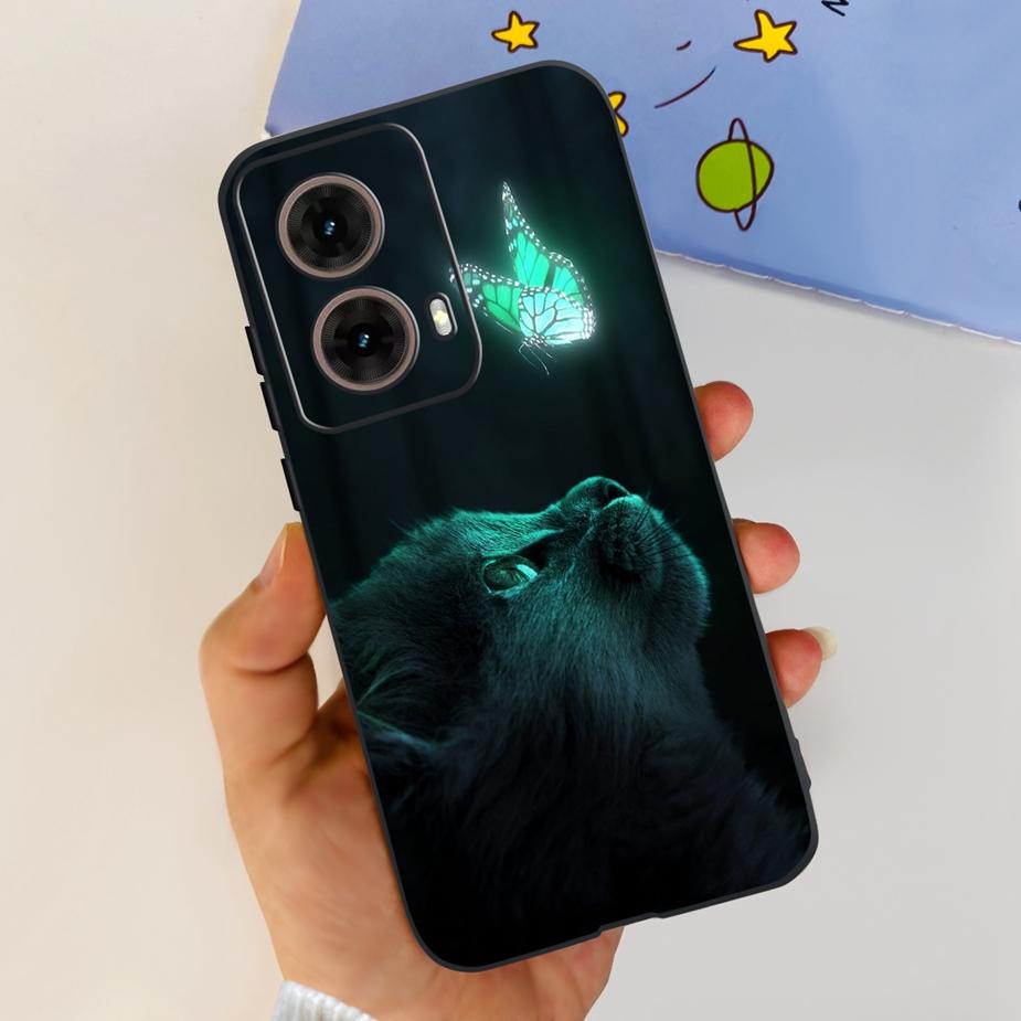 For Motorola Moto G85 Case New Fashion Painted Cover 6.67'' Soft Silicone Phone Case For Moto G85 G 85 MotoG85 Back Cover Bumper