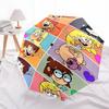 Loud House Fashionable Automatic Opening/Closing Folding Umbrella. Portable and Foldable, Ideal for Gift, Travel, and Daily Use.