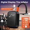 Car Tire Inflator Mini Air Compressor with LED Light Rechargeable Portable Electric Air Pump Motorcycle Bicycle Tire Air Filling Pump