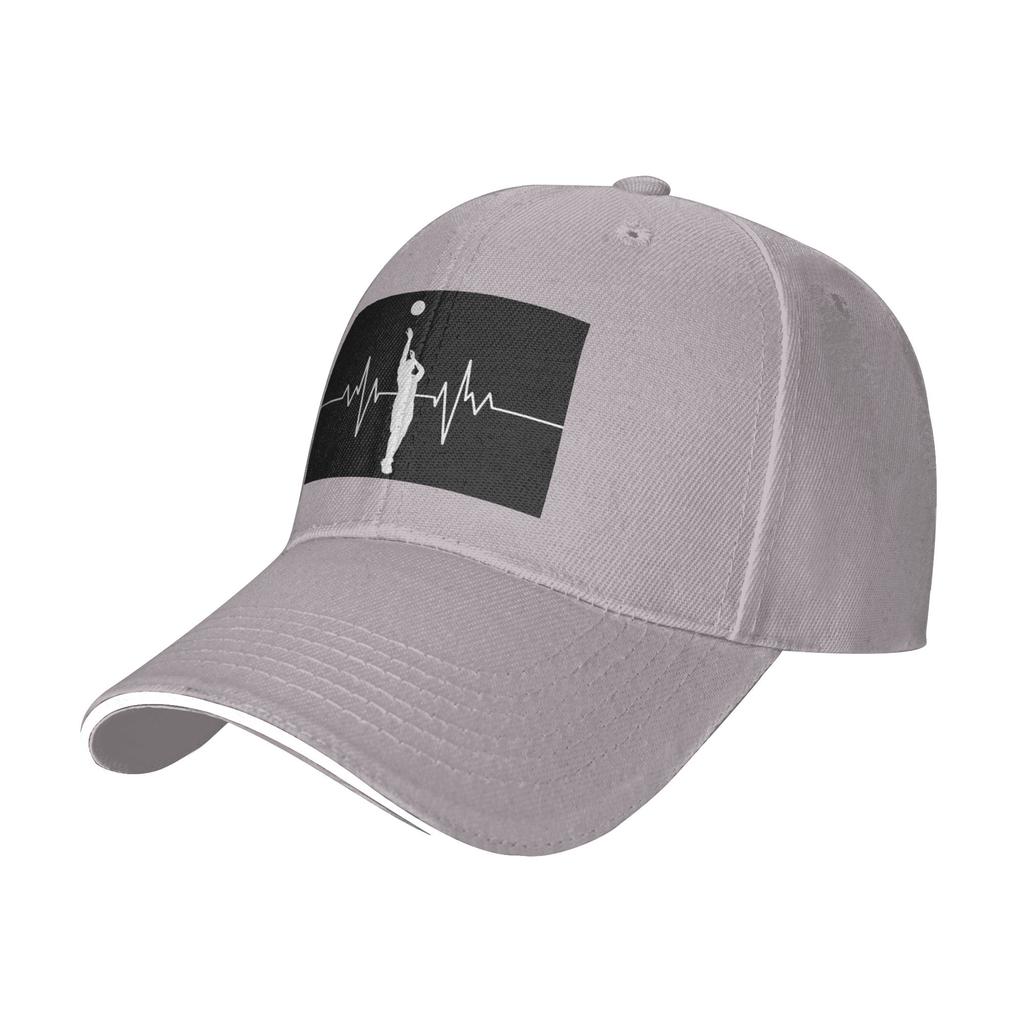 Heartbeat Basketball Sports Cap Casual Baseball Caps Adjustable Hat Hip Hop Summer Unisex Baseball Hats Customizable